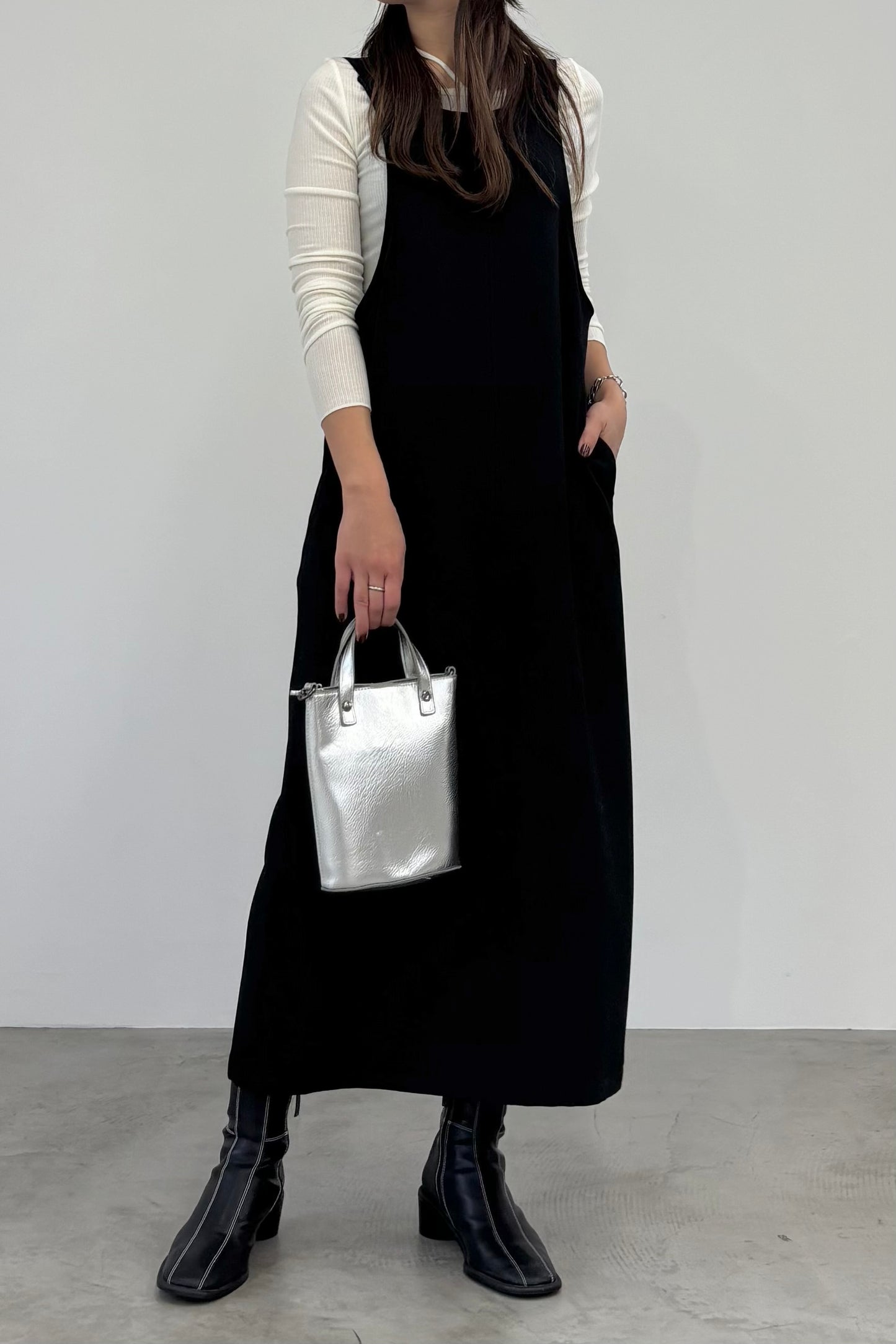 ポリツイードジャンパーSK　15924