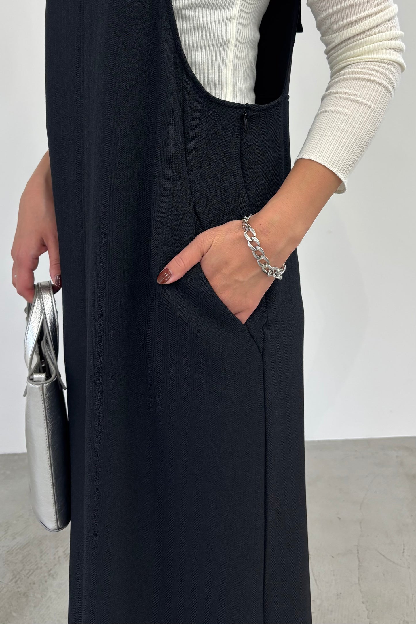 ポリツイードジャンパーSK　15924