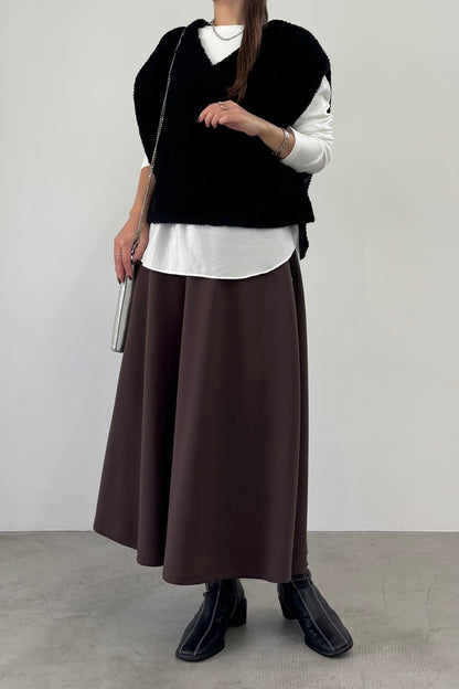 Vネックボアベスト　M10000