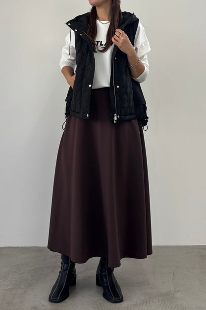 キルティングフードベスト　15929