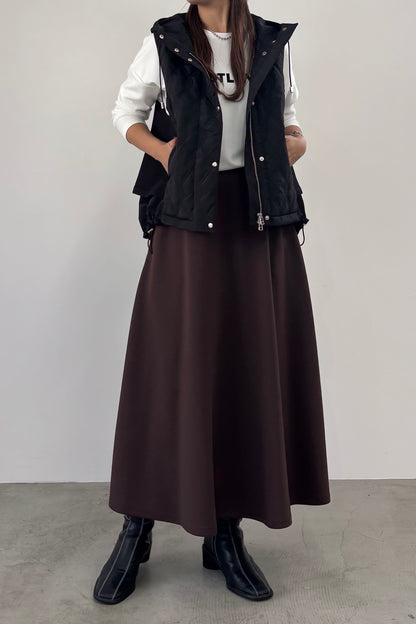 キルティングフードベスト　15929