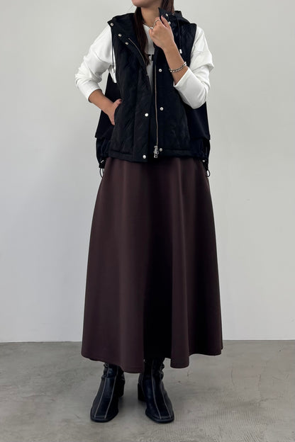 キルティングフードベスト　15929