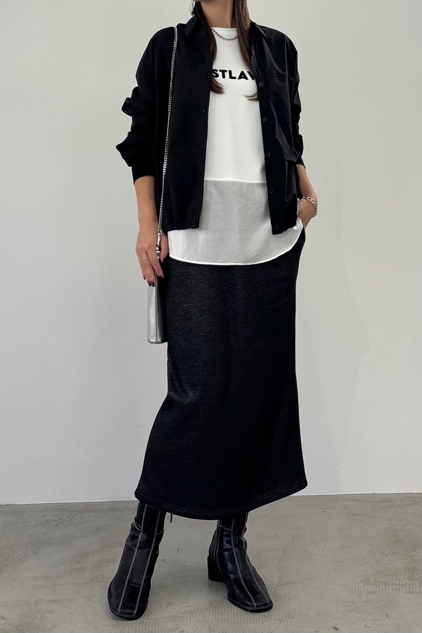 ティアードシャツブルゾン　15921