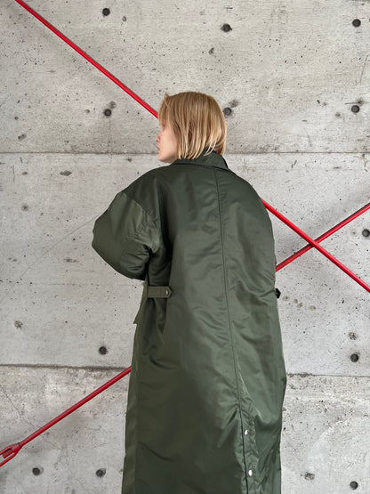 FOSI.　ナイロンツイルロングコート　F1158