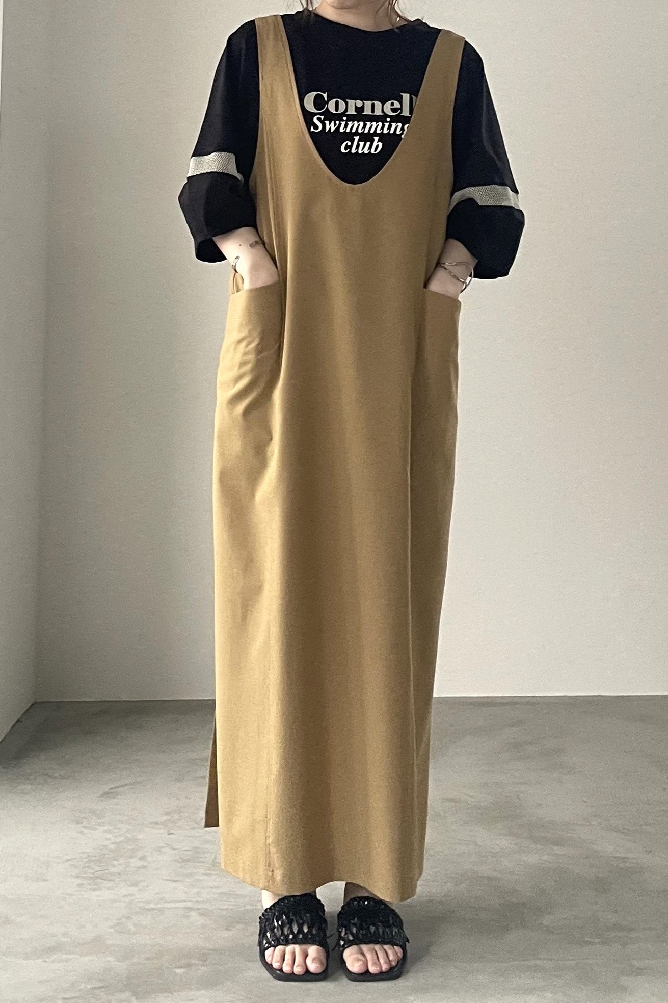 タックスリーブロゴカットソー　35384