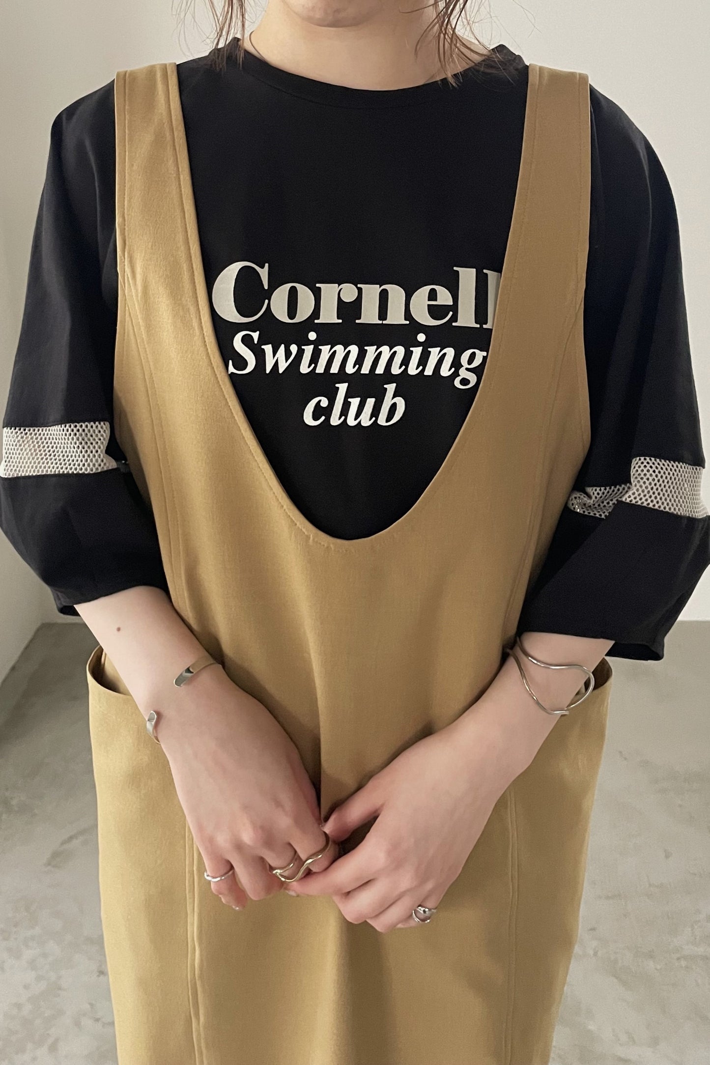 タックスリーブロゴカットソー　35384