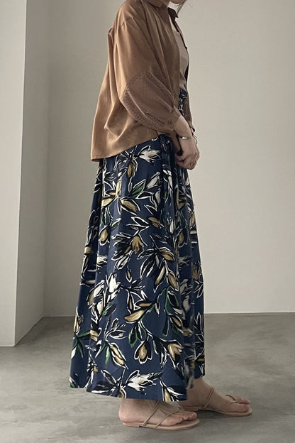 メッシュ切替クロップドシャツ　15769