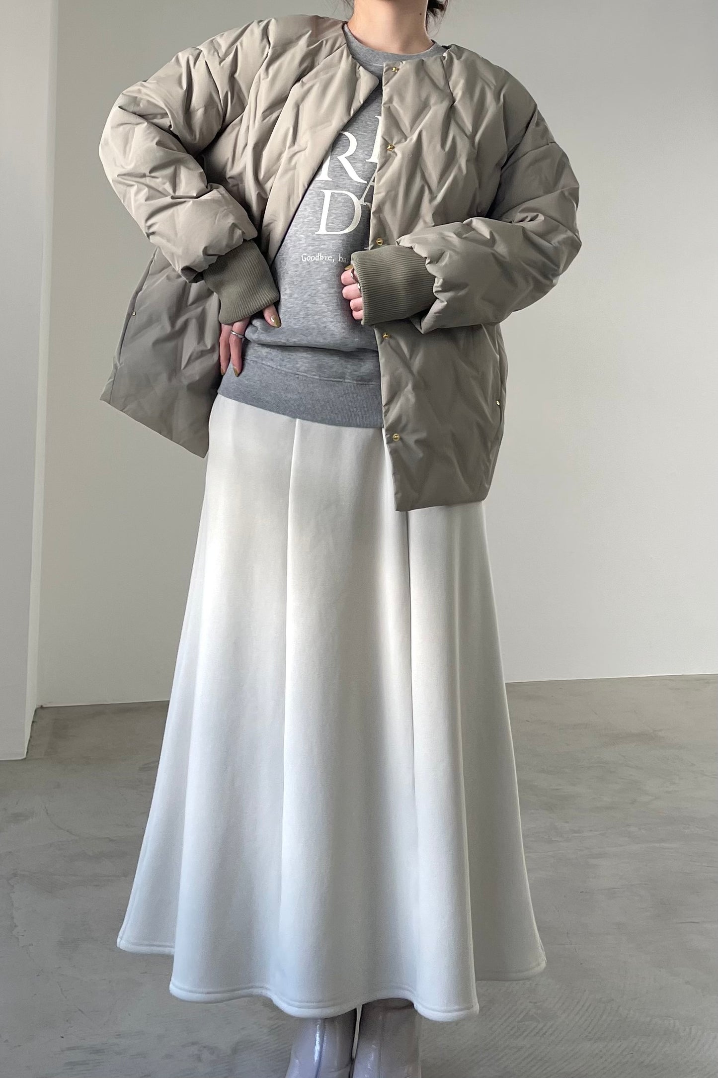 シームレスダウンジャケット　15825