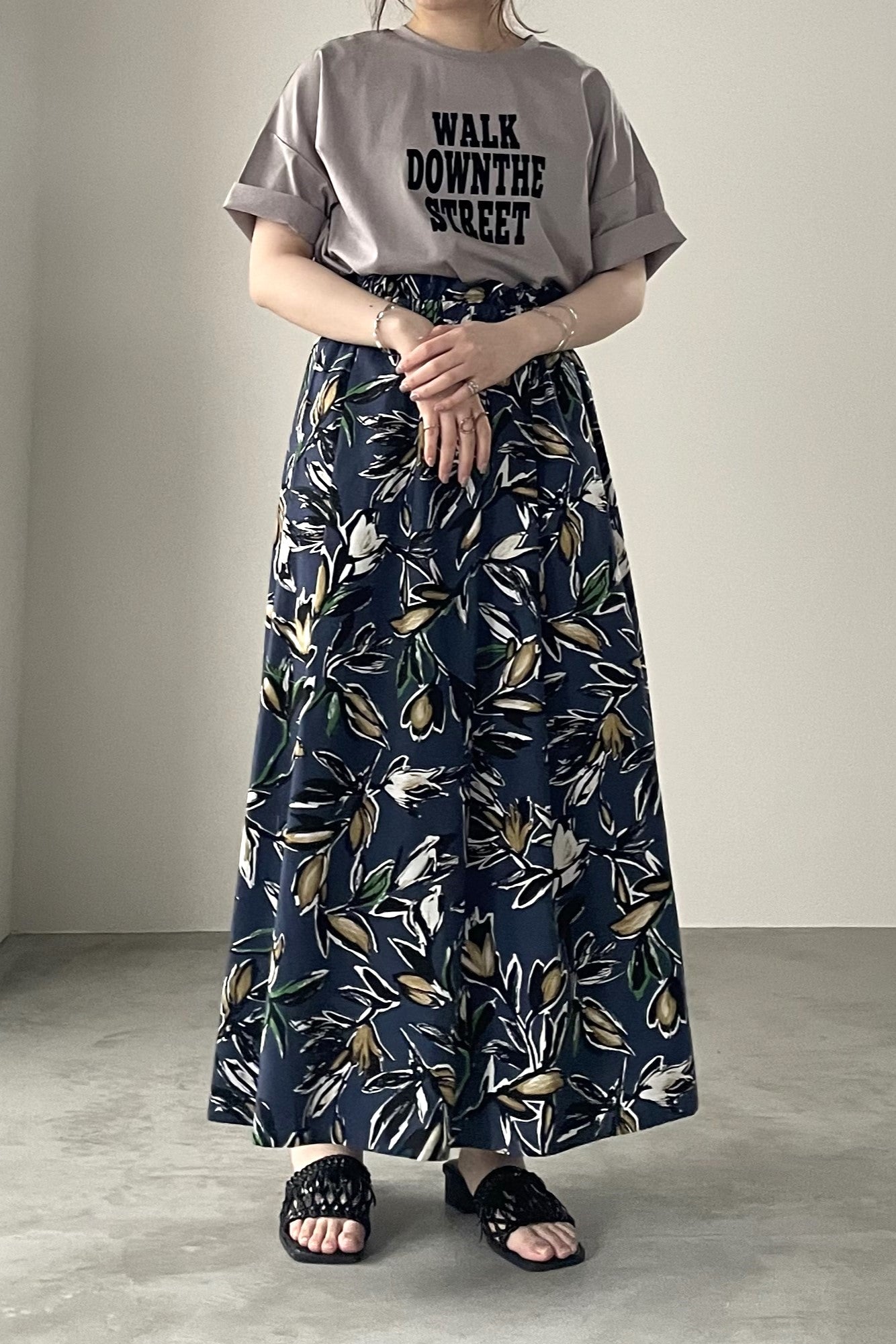 フロッキーロゴプリントTシャツ　35382