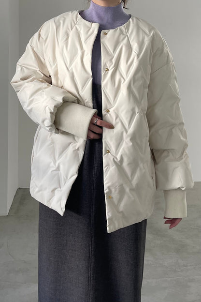 シームレスダウンジャケット　15825