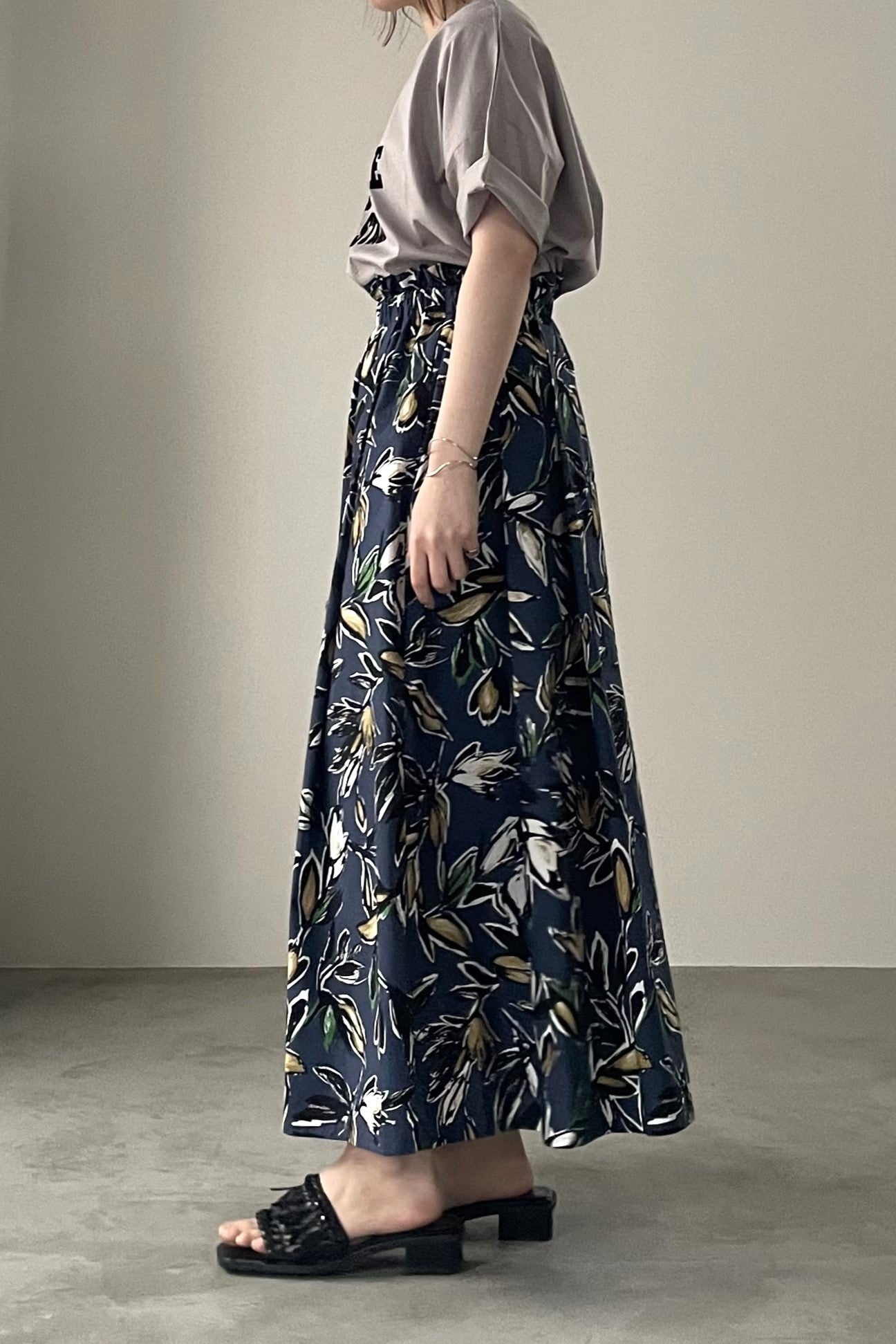 フロッキーロゴプリントTシャツ　35382