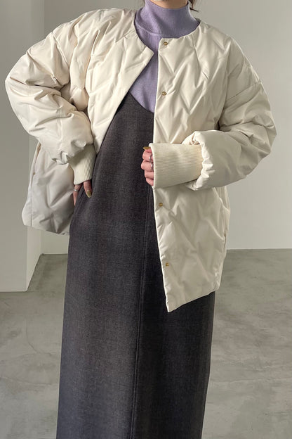 シームレスダウンジャケット　15825