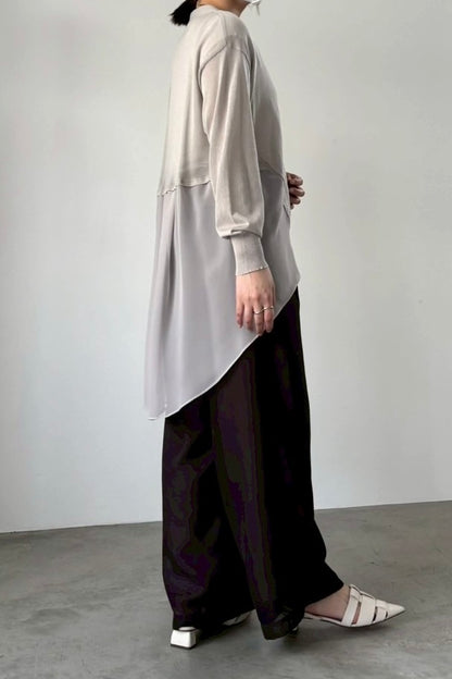 セミロングシフォンカーディガン　35500