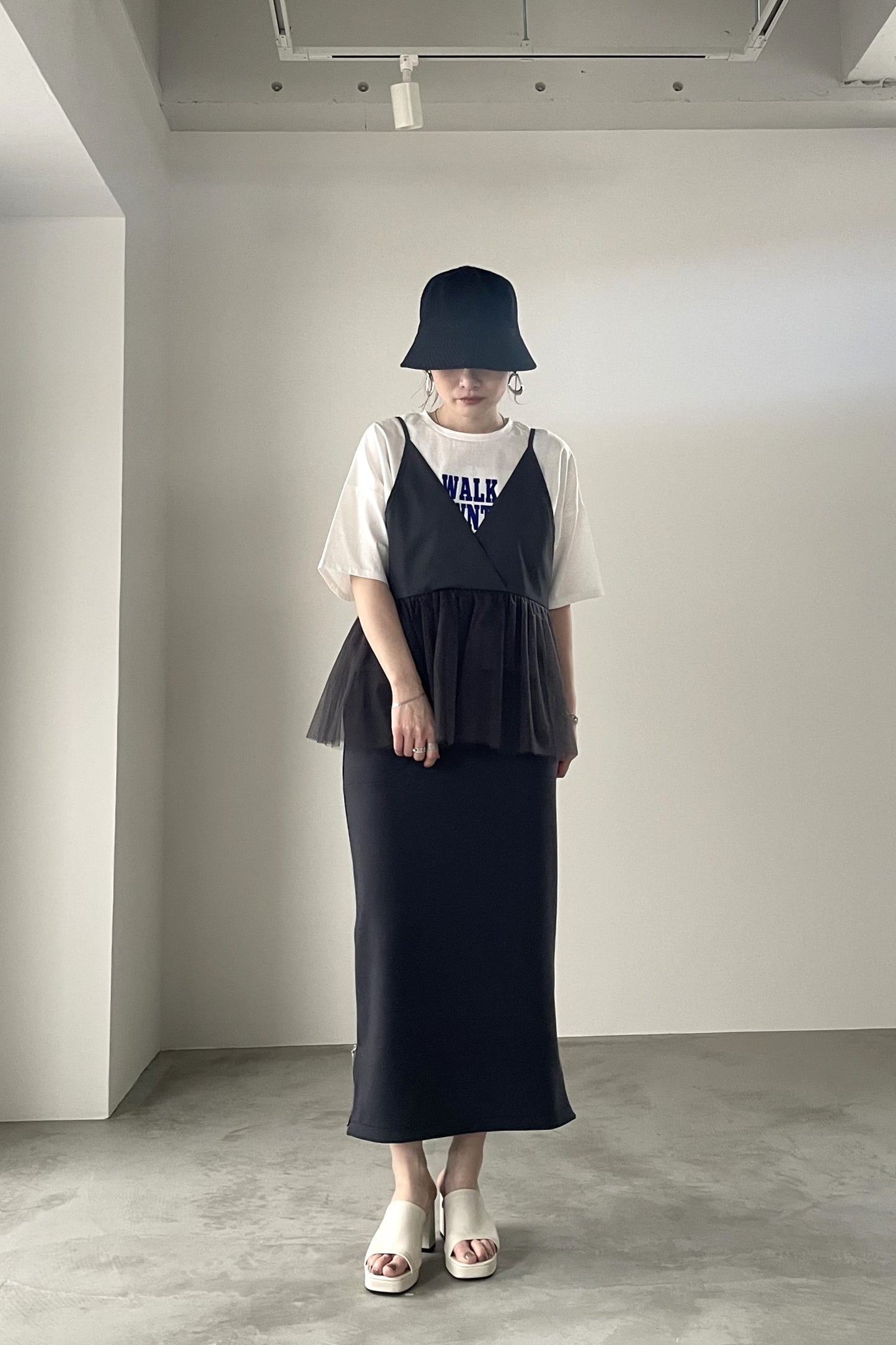 フロッキーロゴプリントTシャツ　35382