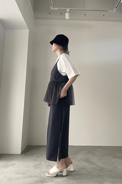 フロッキーロゴプリントTシャツ　35382