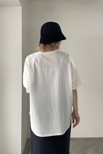 フロッキーロゴプリントTシャツ　35382