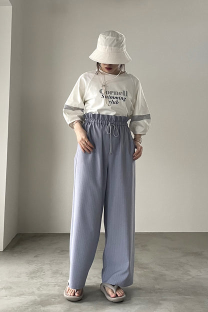 タックスリーブロゴカットソー　35384