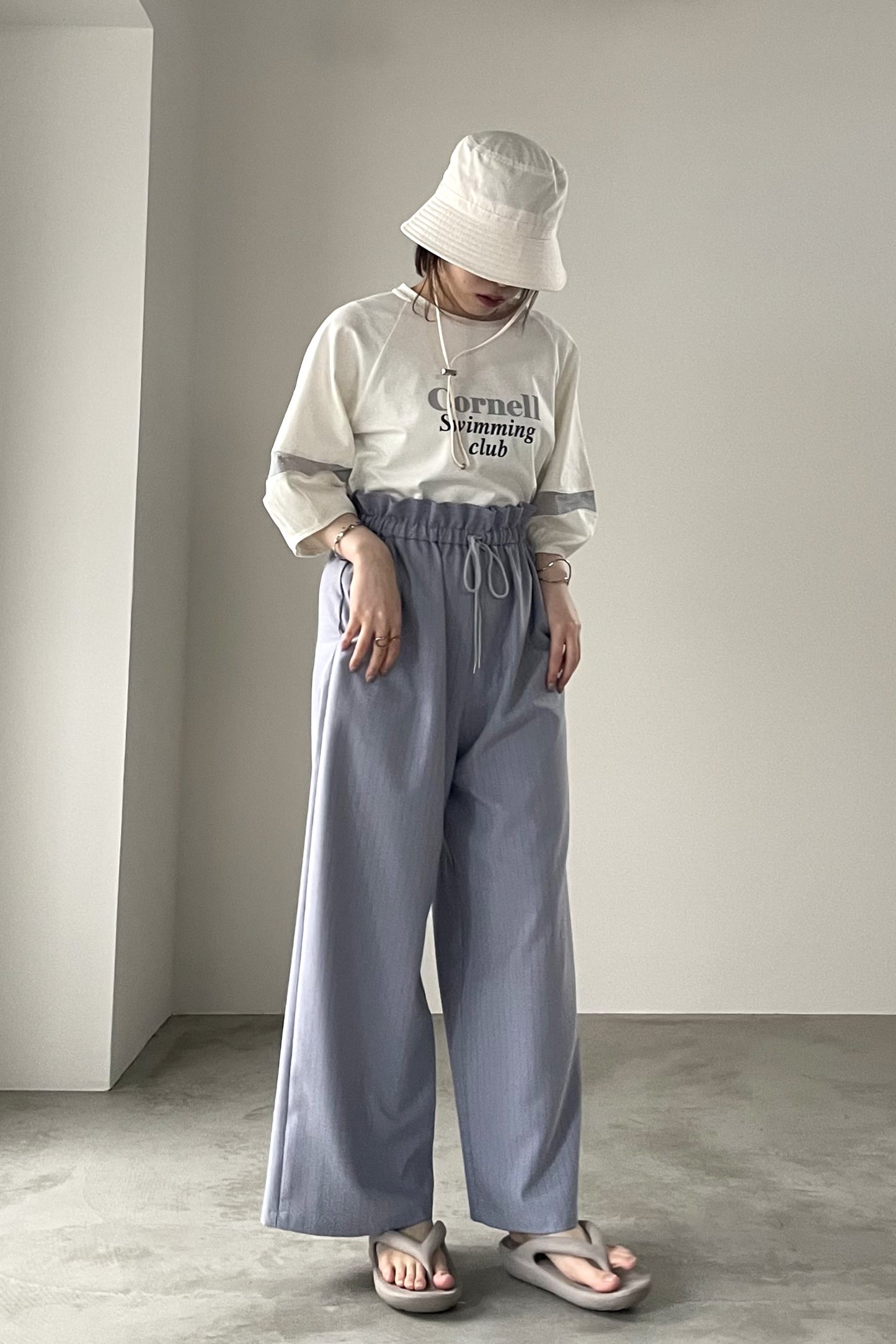 タックスリーブロゴカットソー　35384