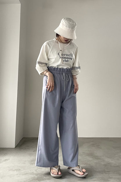 タックスリーブロゴカットソー　35384