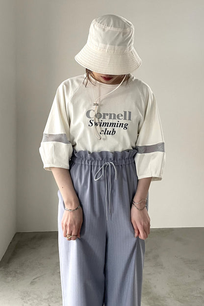 タックスリーブロゴカットソー　35384