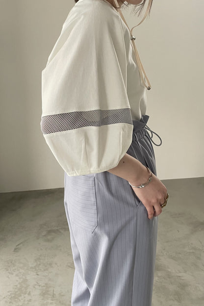 タックスリーブロゴカットソー　35384