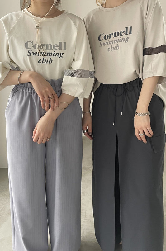 タックスリーブロゴカットソー　35384