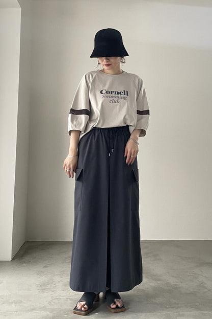 タックスリーブロゴカットソー　35384