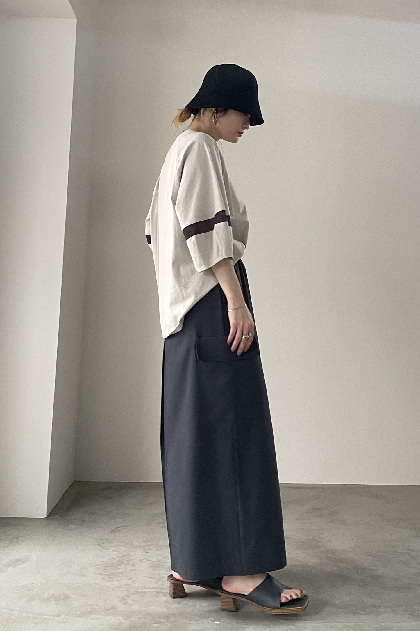 タックスリーブロゴカットソー　35384