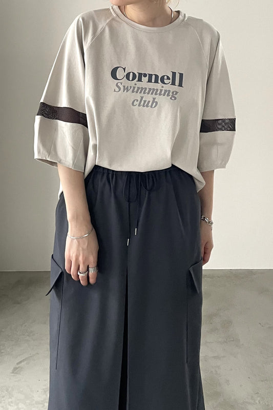 タックスリーブロゴカットソー　35384