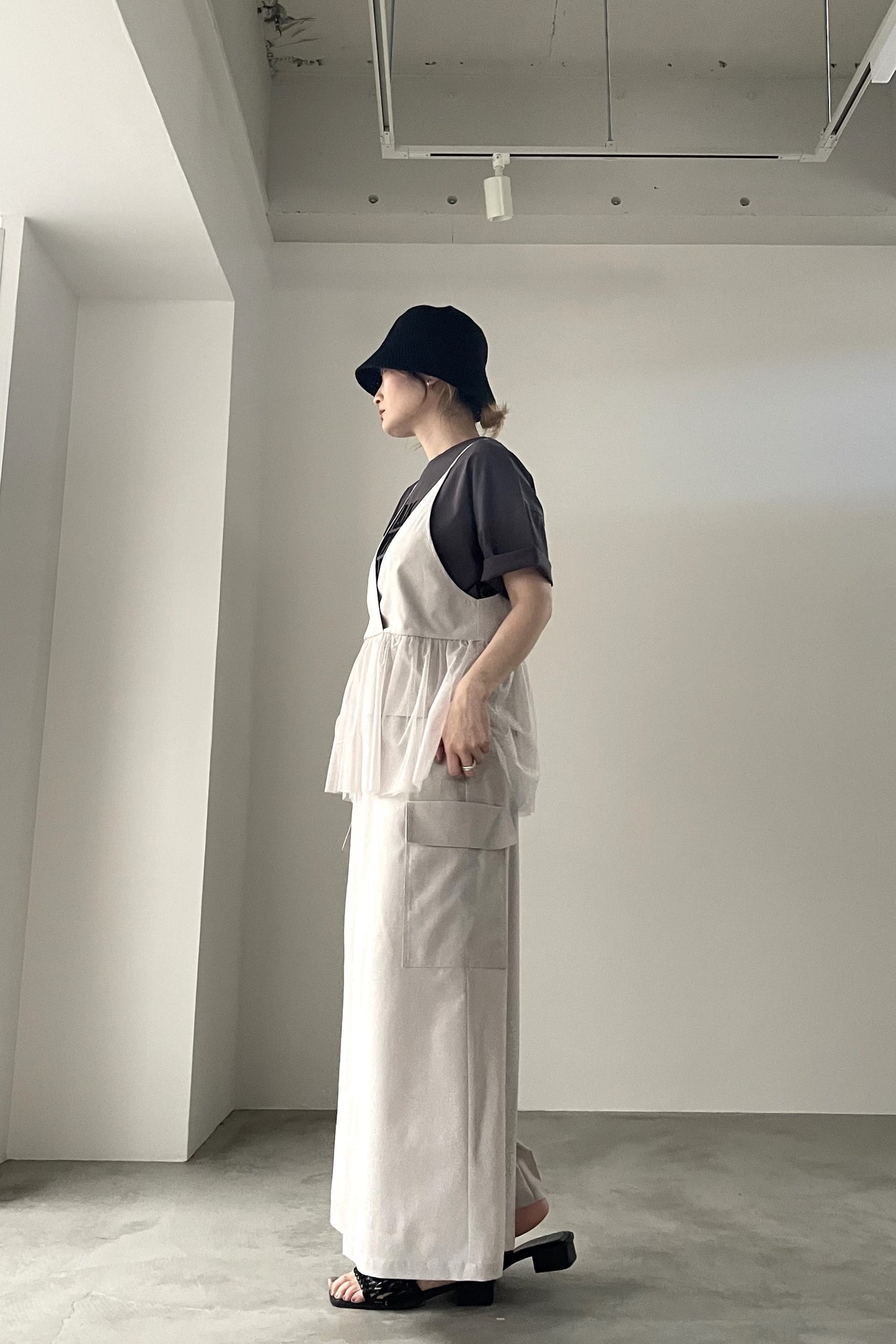 フロッキーロゴプリントTシャツ　35382