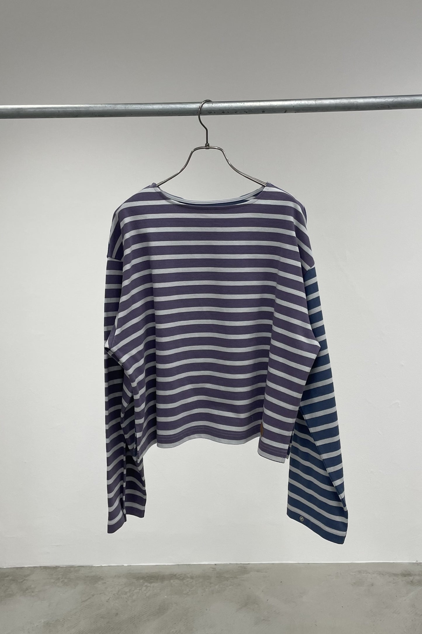 2WAYバイカラーボーダーカットソー　F3231