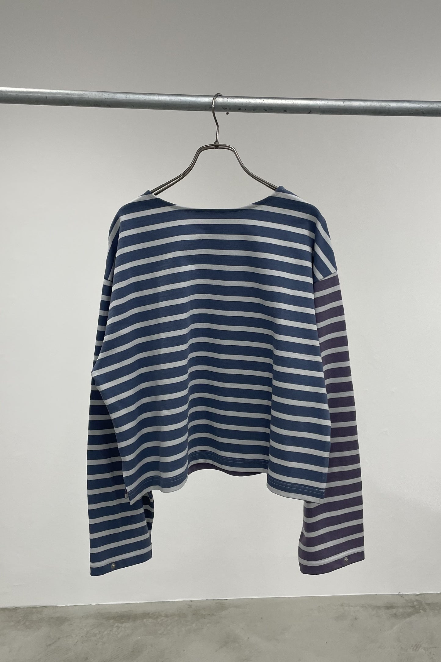 2WAYバイカラーボーダーカットソー　F3231