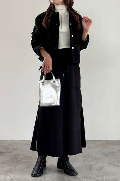 ツイルドッキングニットスカート　23166