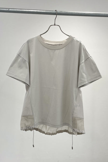 シアー切替ドローコードカットソー　35394