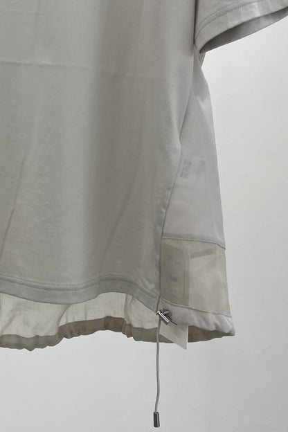 シアー切替ドローコードカットソー　35394