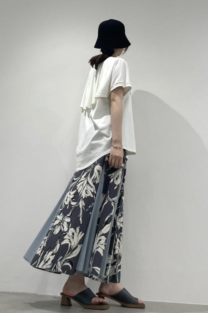 シルバーロゴプリントTシャツ　35408