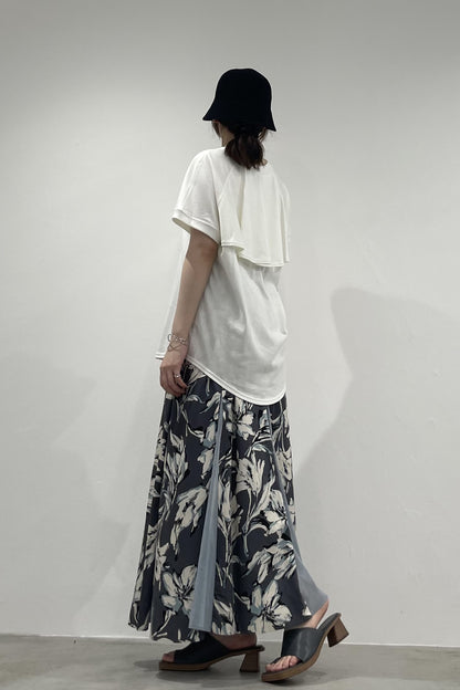 シルバーロゴプリントTシャツ　35408