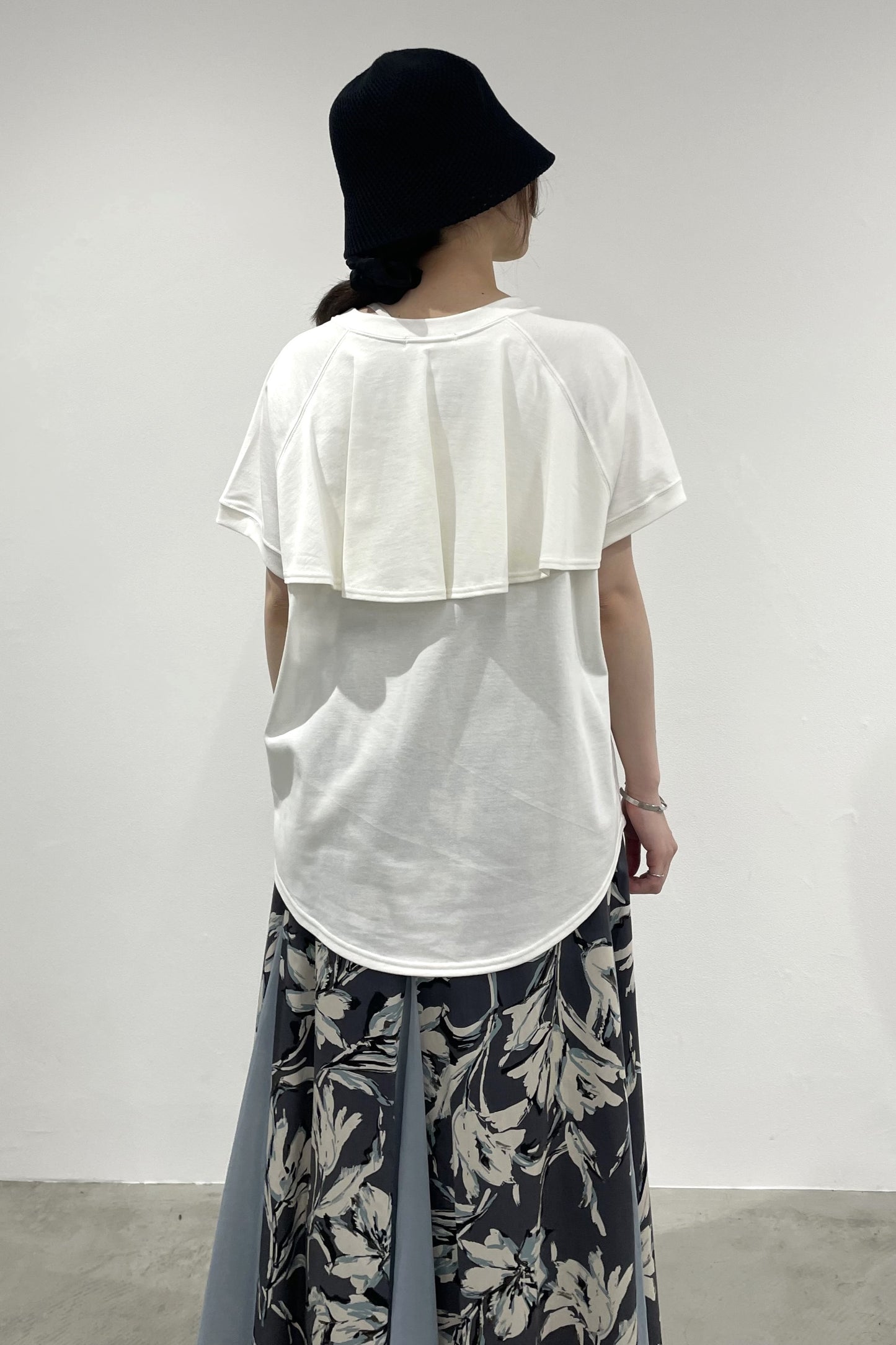 シルバーロゴプリントTシャツ　35408