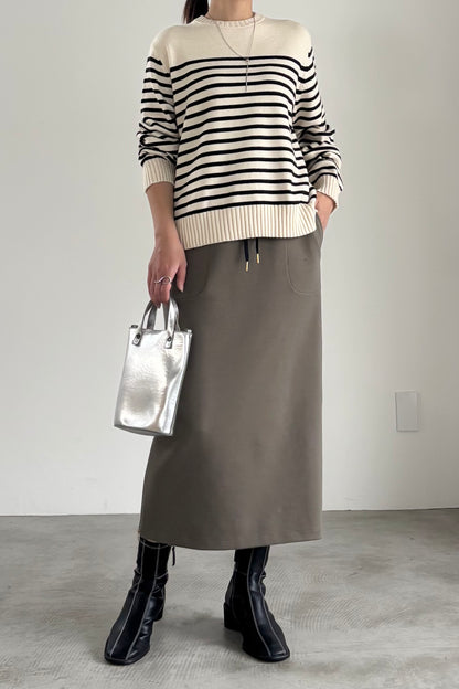 ボーダーニットP/O　35549