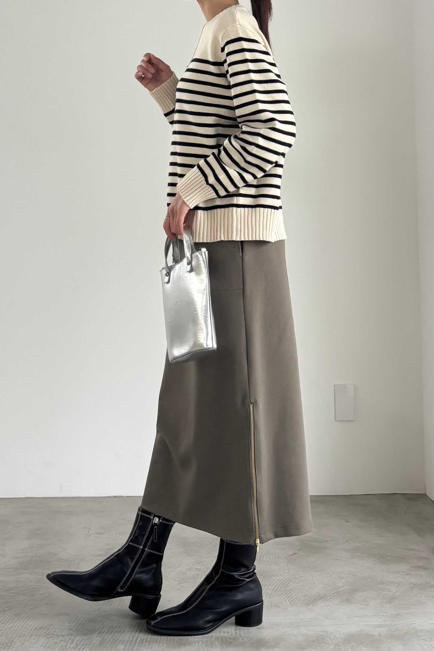 ボーダーニットP/O　35549