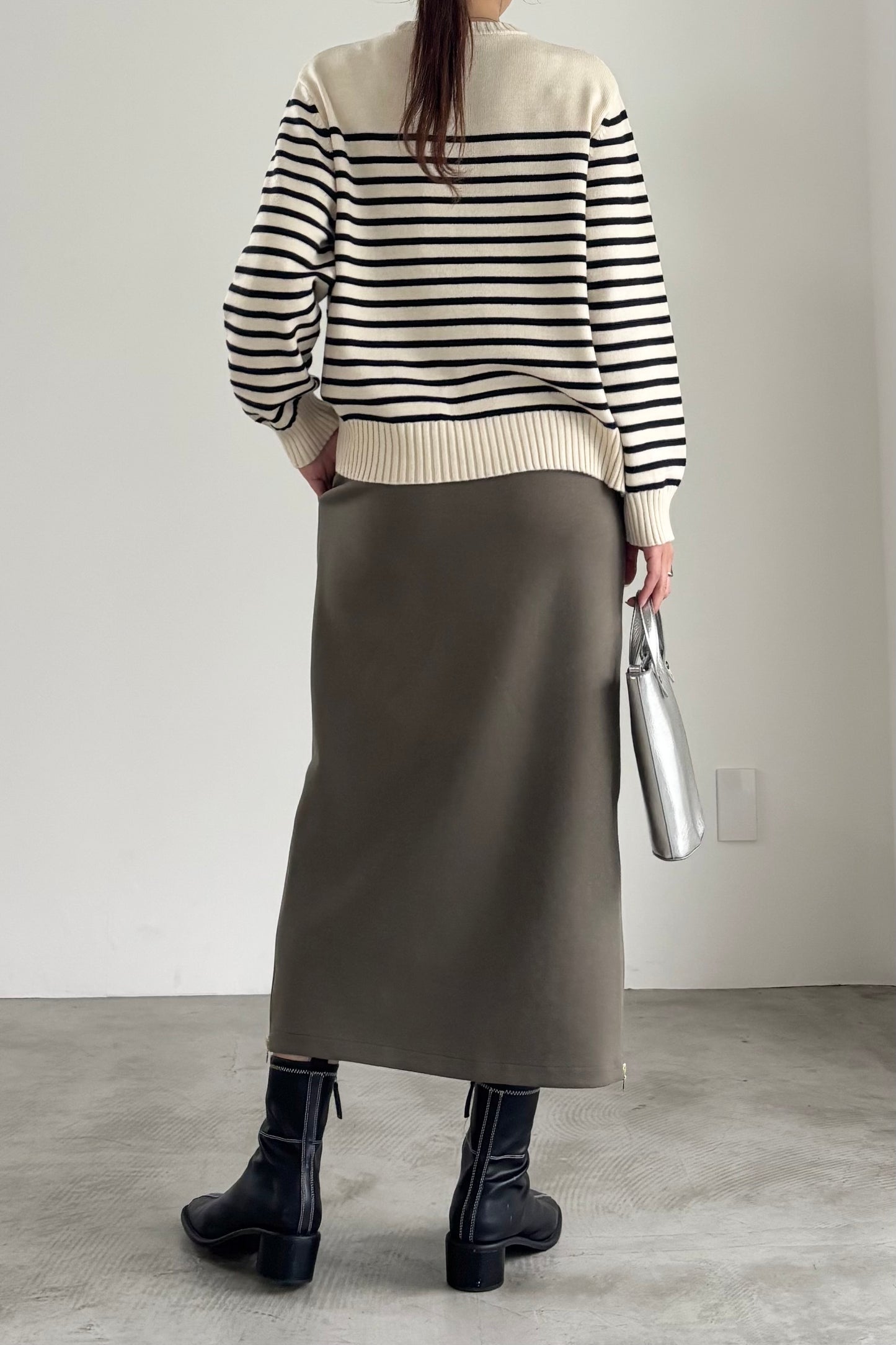 ボーダーニットP/O　35549