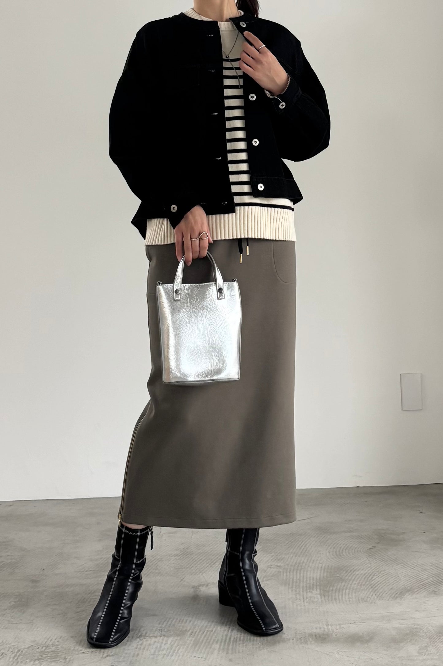 ボーダーニットP/O　35549