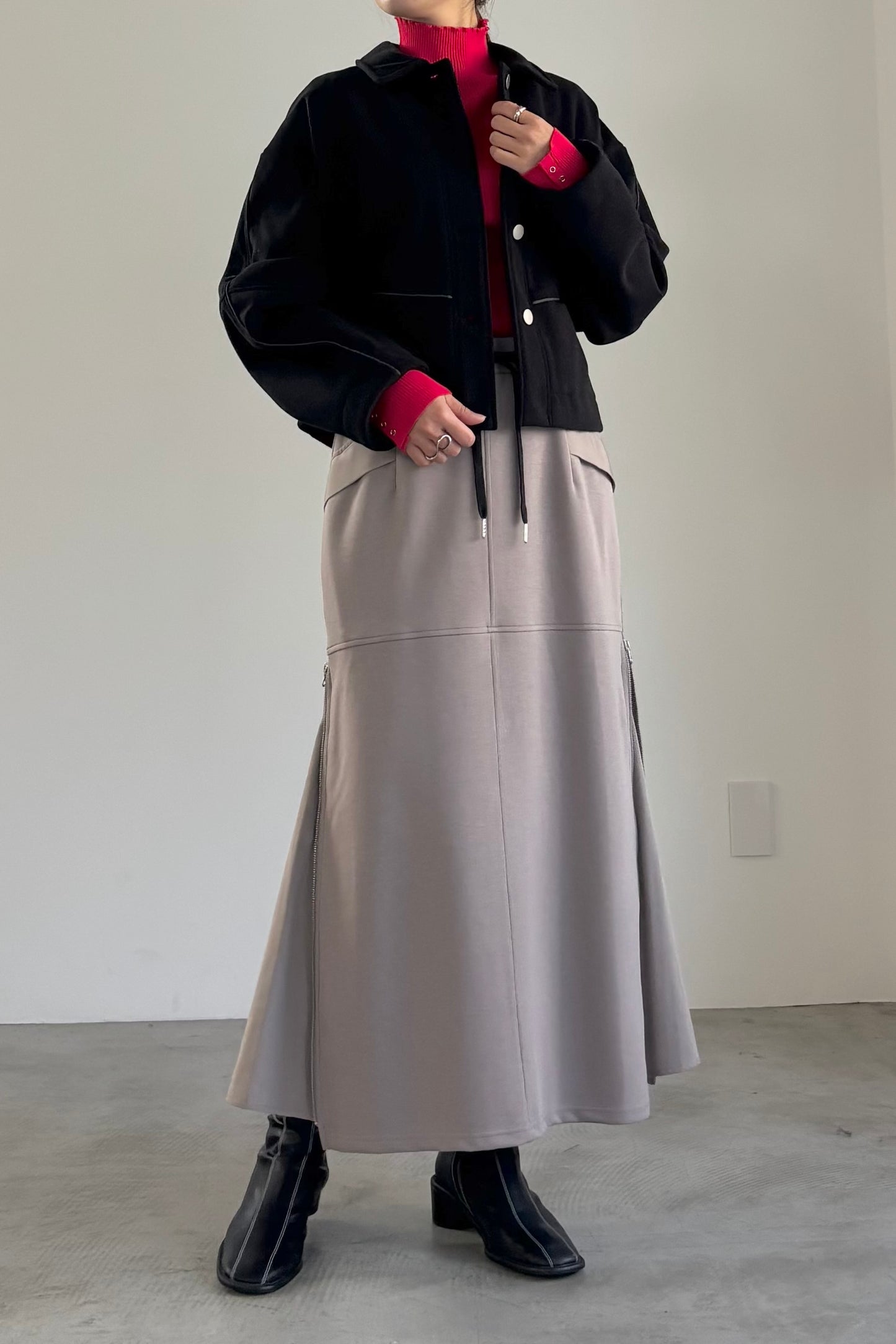 ウールレットコンパクトブルゾン　15928