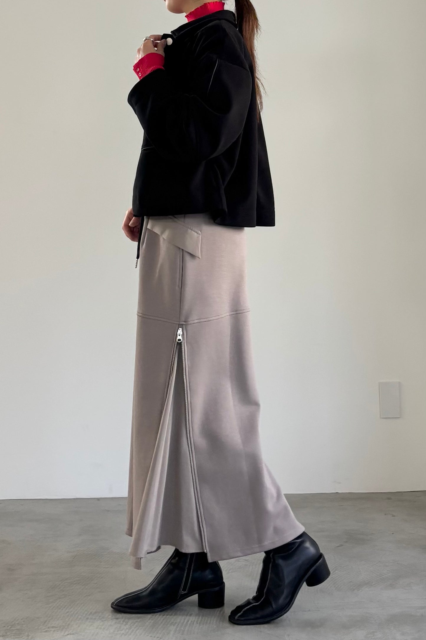 ウールレットコンパクトブルゾン　15928