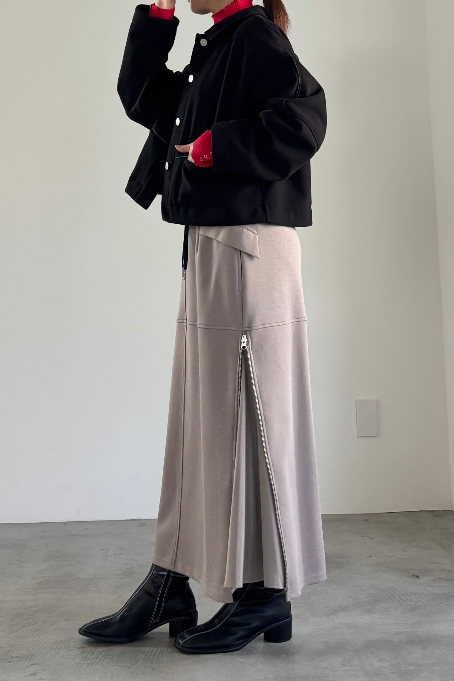 ウールレットコンパクトブルゾン　15928