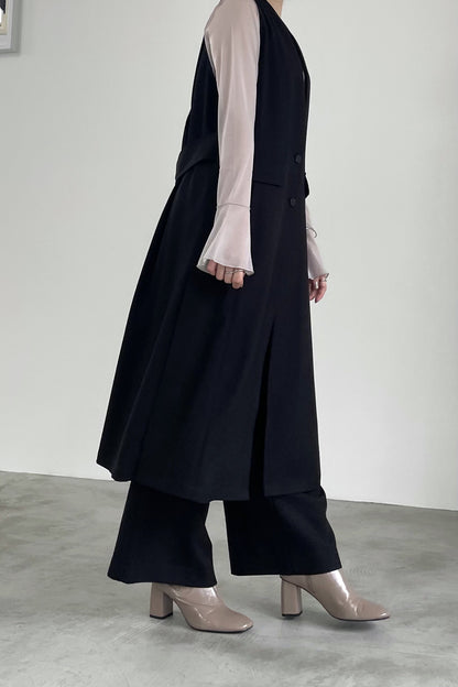 タックツイードストレートパンツ　23082