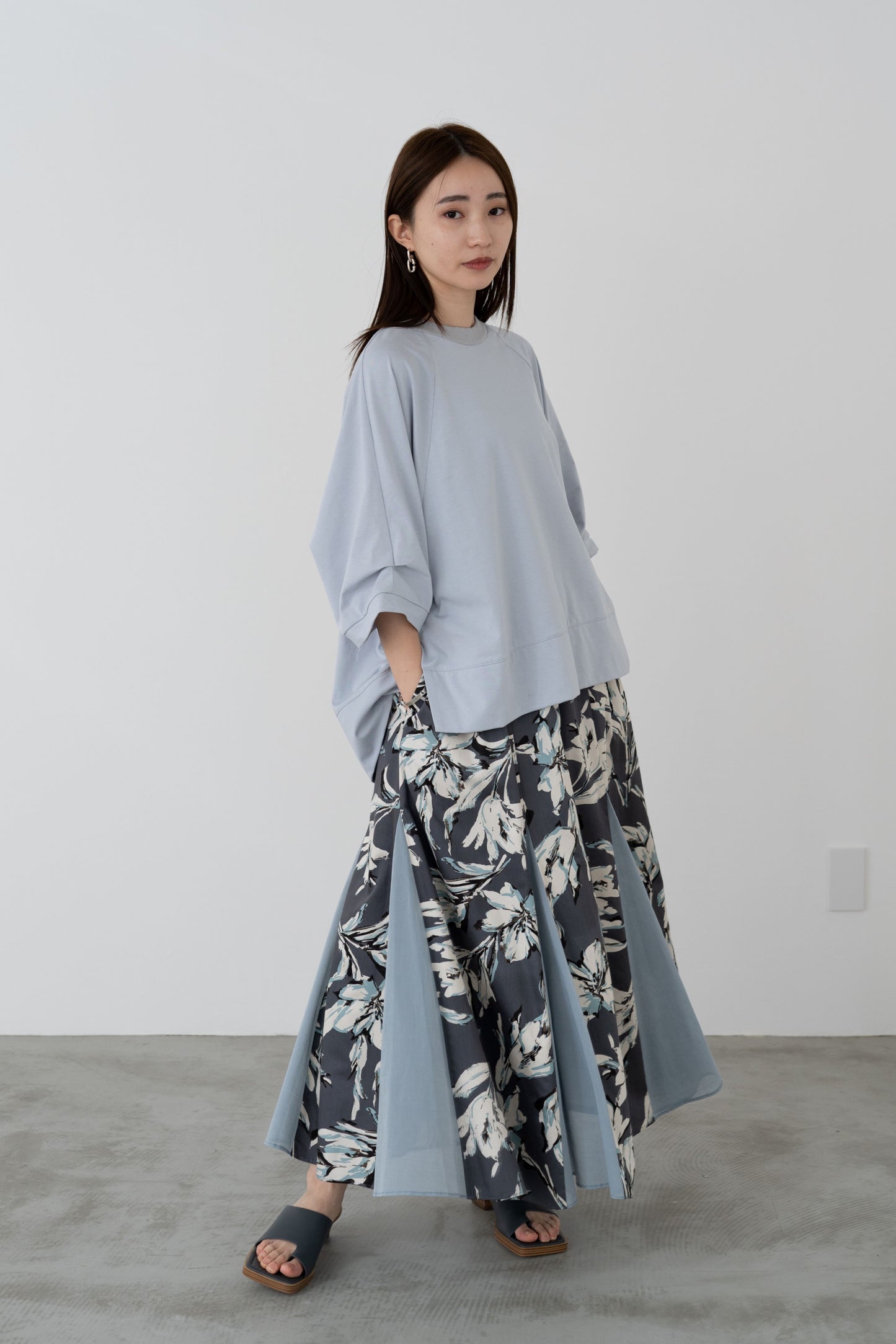 バックロゴドルマンカットソー　35366