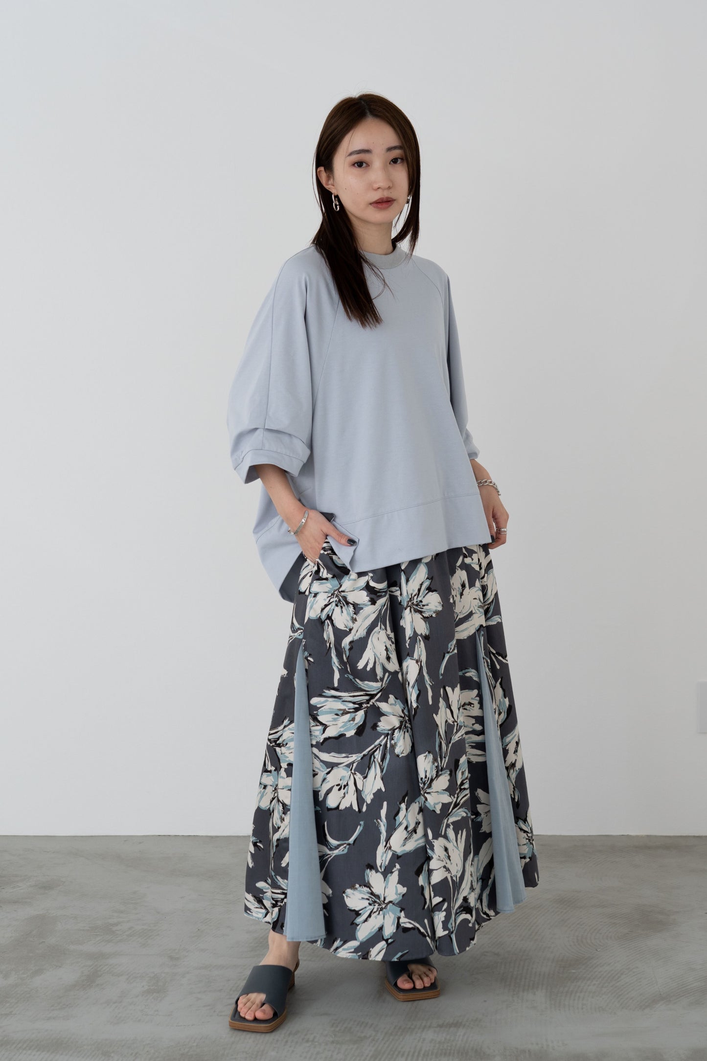 バックロゴドルマンカットソー　35366