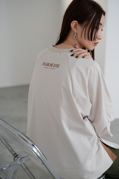 バックロゴドルマンカットソー　35366