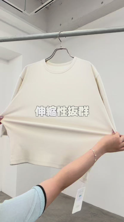 コットンリブTシャツ　35654